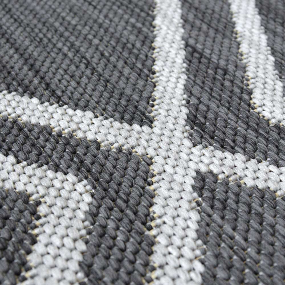 Homemaker County Diamonds Silver Rug 67 x 200cm Image 4