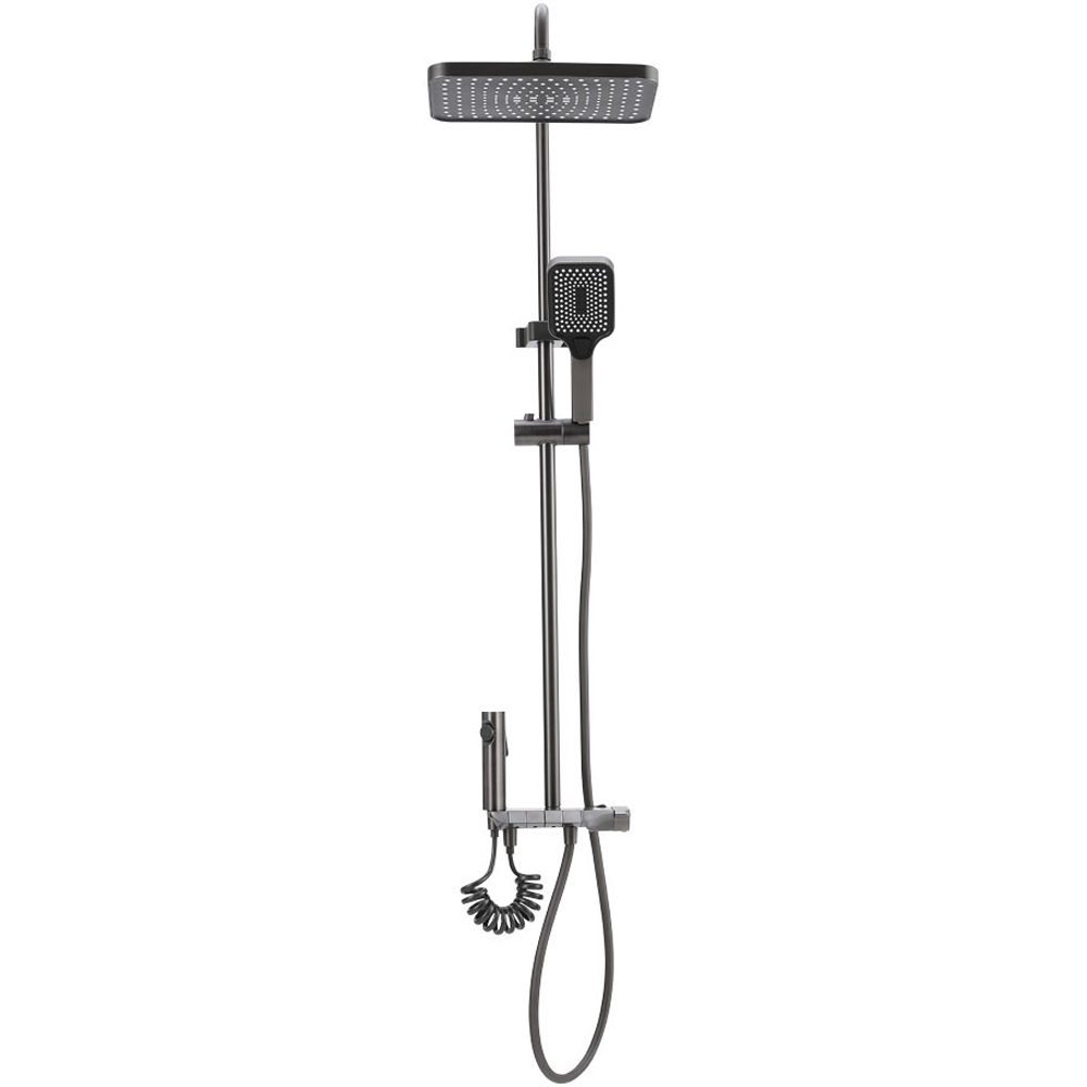 H&O Direct Shower System with Rainfall Shower Head and Spray Gun Image 2