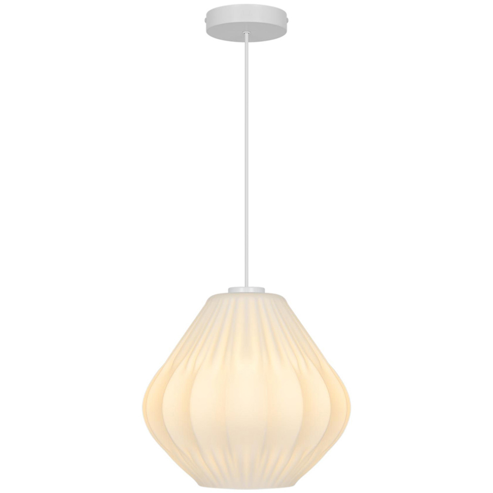 Nordlux Maluca Opal White Pendant Light Image 1