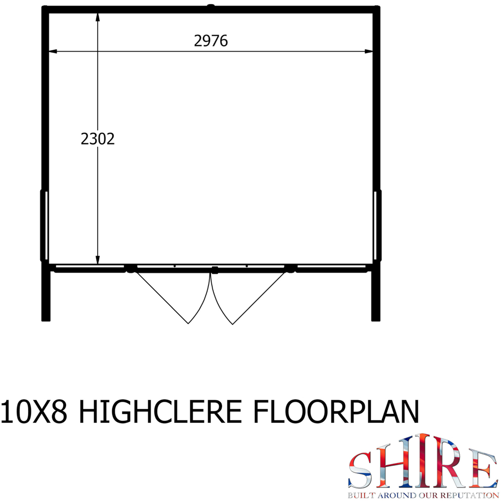 Shire Highclere 10 x 7.8ft Summerhouse Image 7