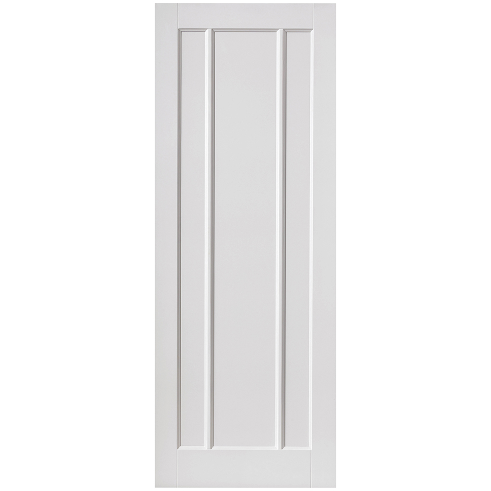 JB Kind Jamaica Classic White Primed Internal Door 1981 x 610mm Image 1