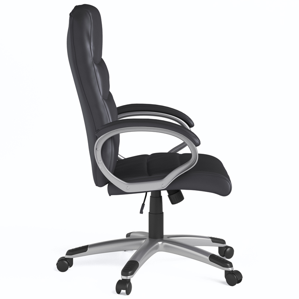 Dorel Hampton Black Leather Office Chair Image 5