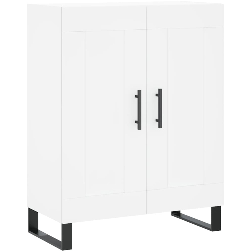 vidaXL 4 Door White Highboard Image 7