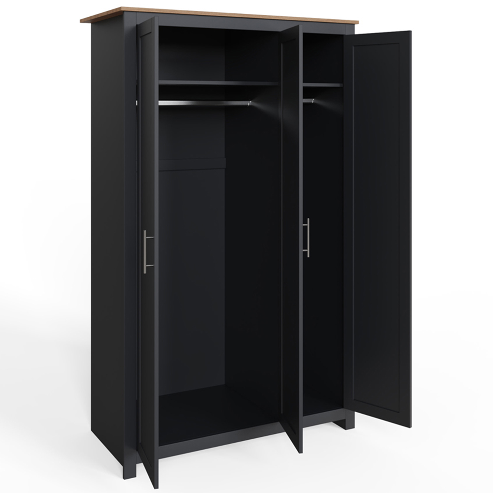 GFW Lancaster Slate Blue 4 Piece Bedroom Furniture Set Image 4