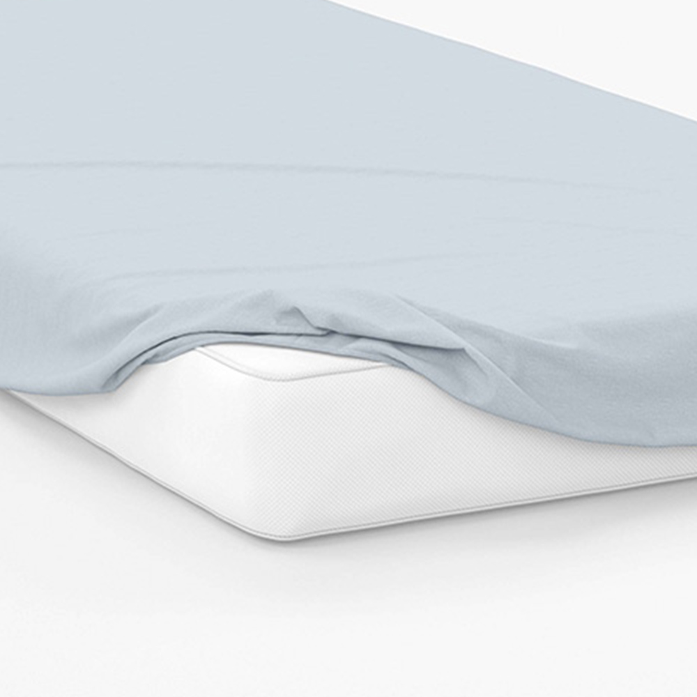 Serene Super King Duck Egg Fitted Bed Sheet Image 3