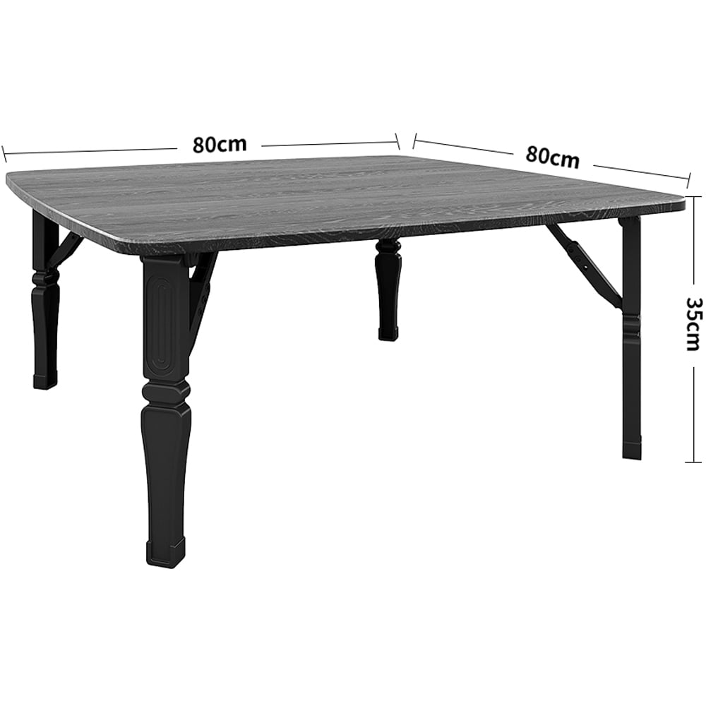 Living and Home Black Foldable Coffee Table Image 9