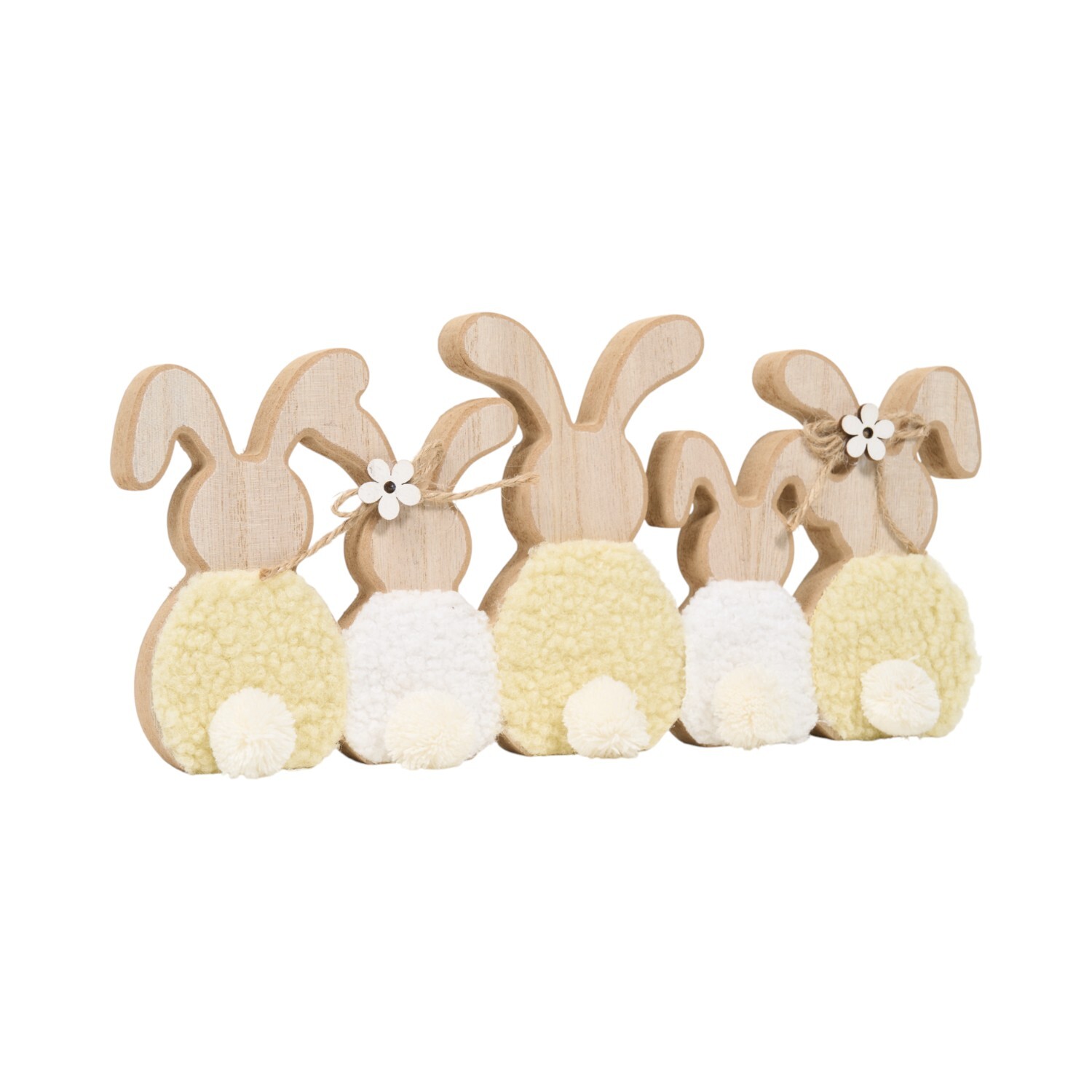 Wooden Rabbits Ornament Image 10