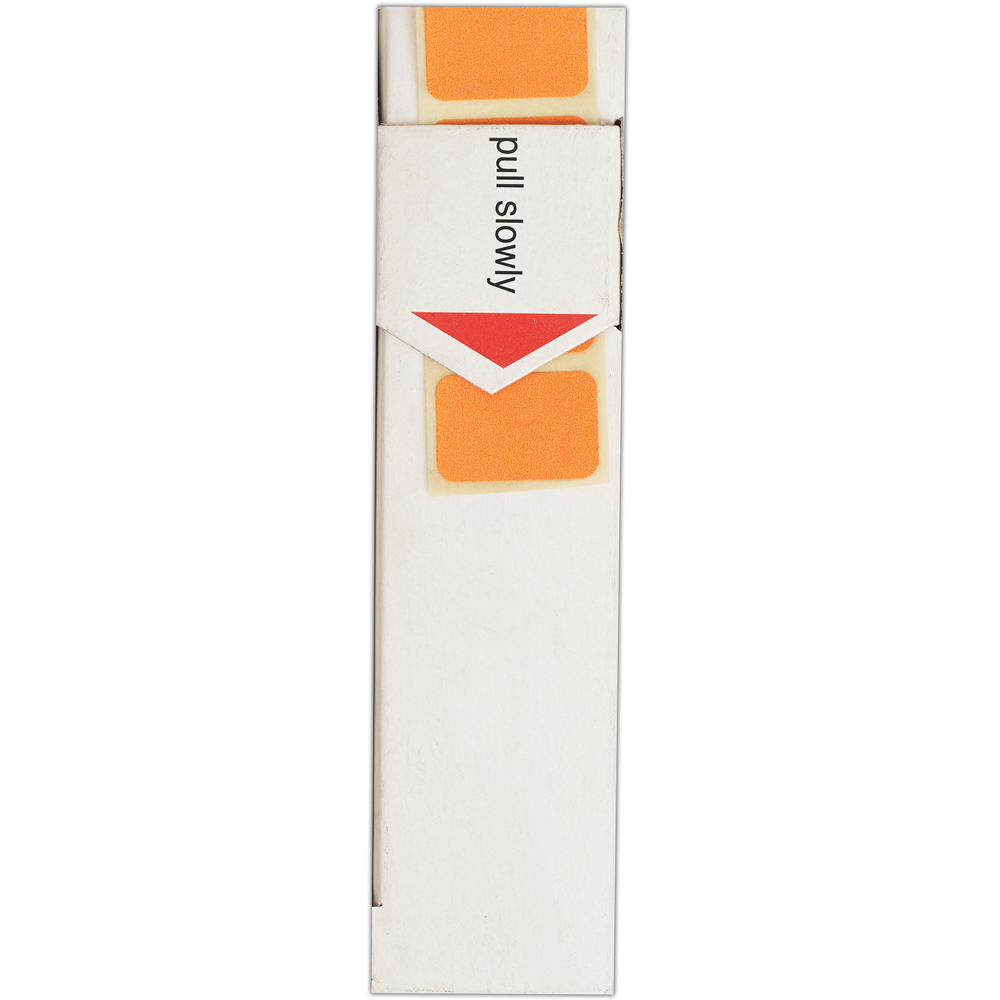 Blick Orange Rectangular Self Adhesive Label in Dispenser 12 x 18mm 1792 Pack Image 5
