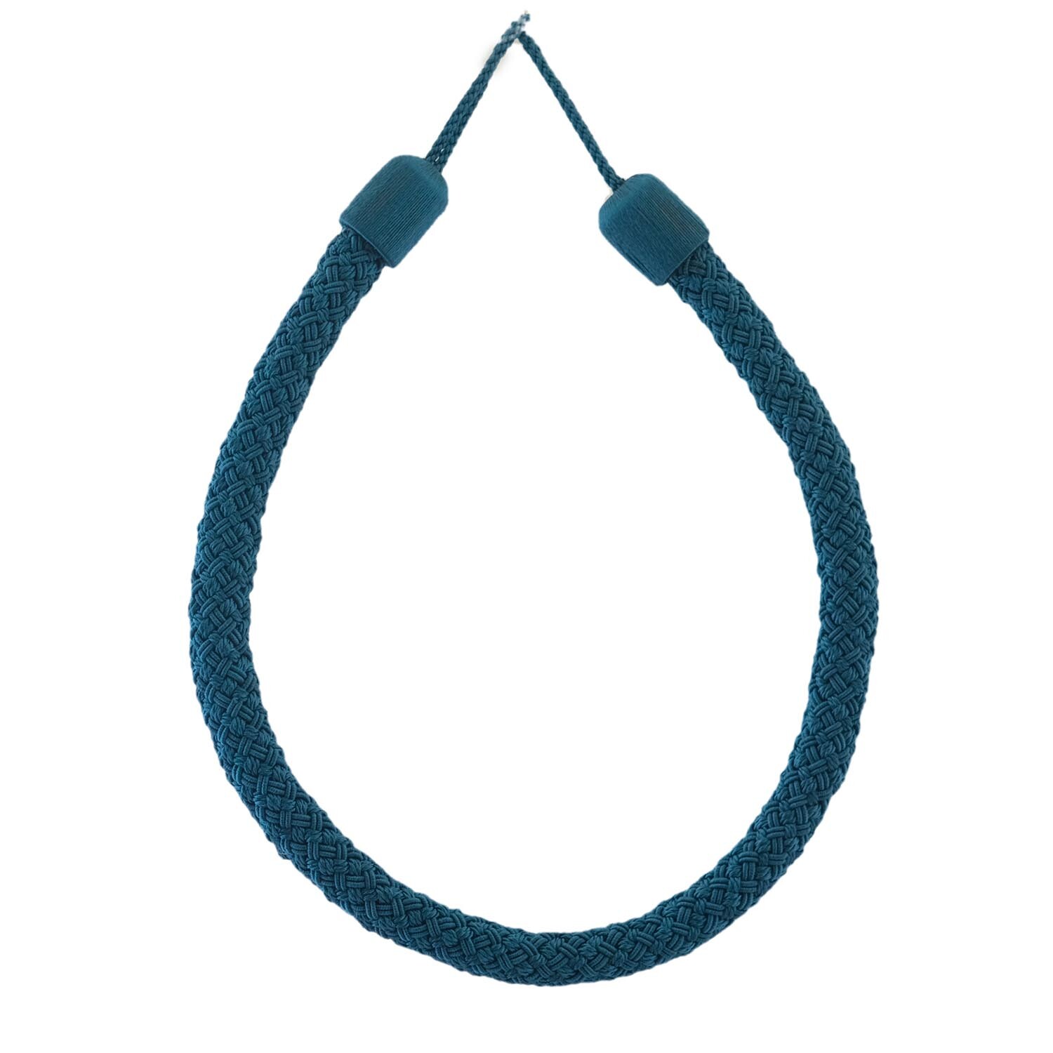 Braided Rope Tieback - Teal Image