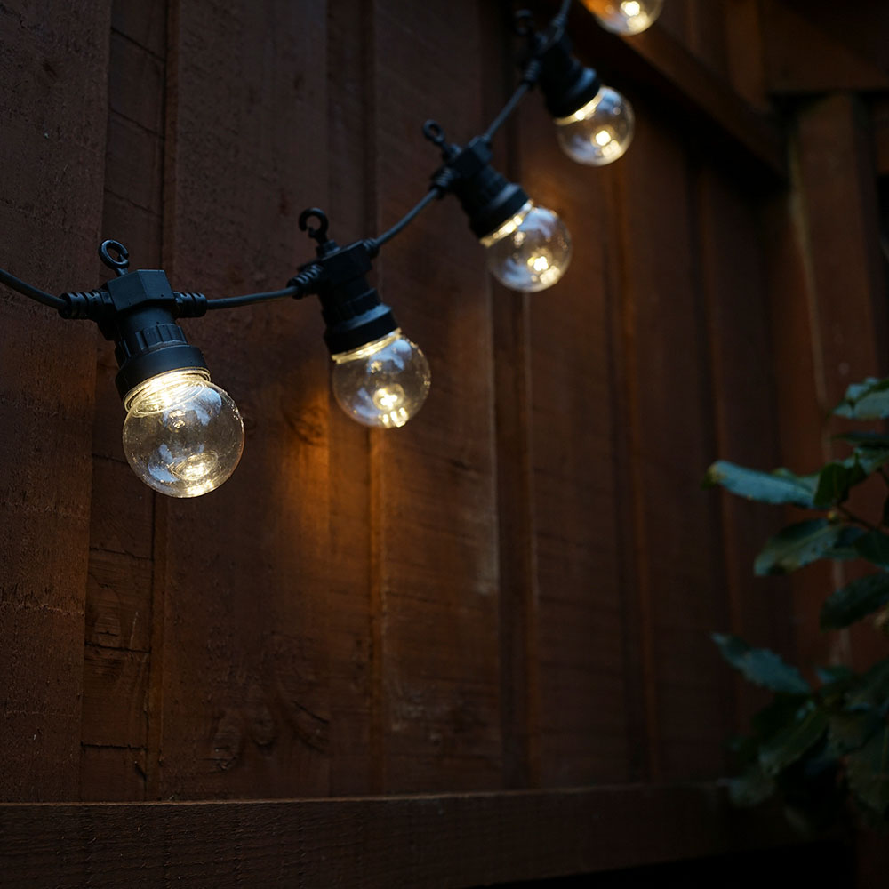 ValueLight Maritta Black Outdoor String Festoon Light Set of 10 Image 3
