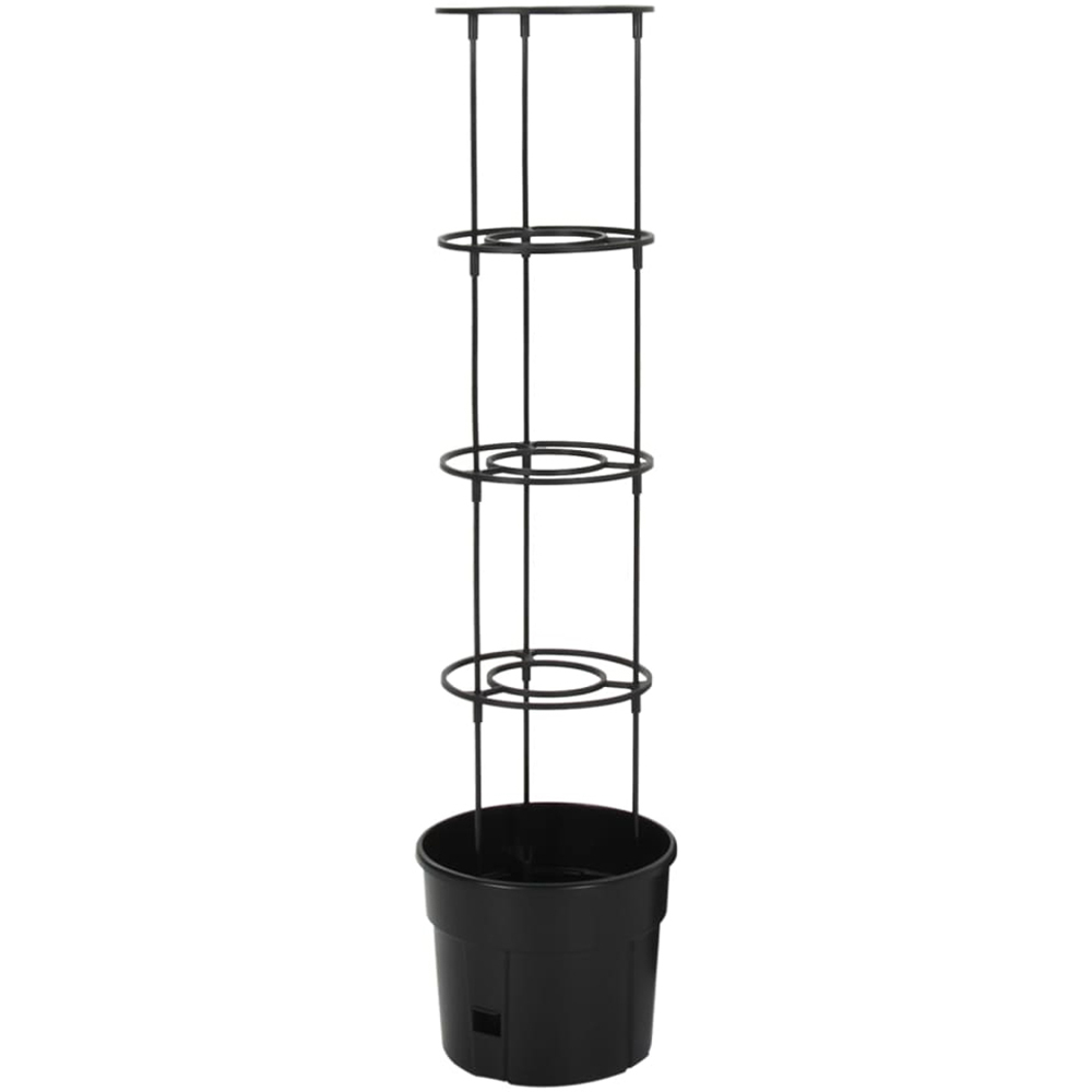 vidaXL Anthracite Plastic Tomato Grower 29.5 x 115cm Image 1