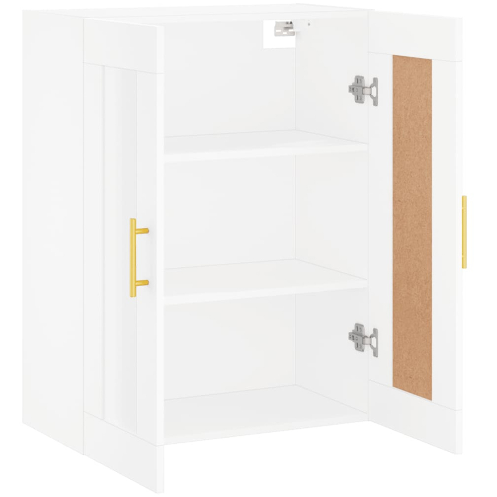 vidaXL 2 Door White Wall Mounted Cabinet Image 4