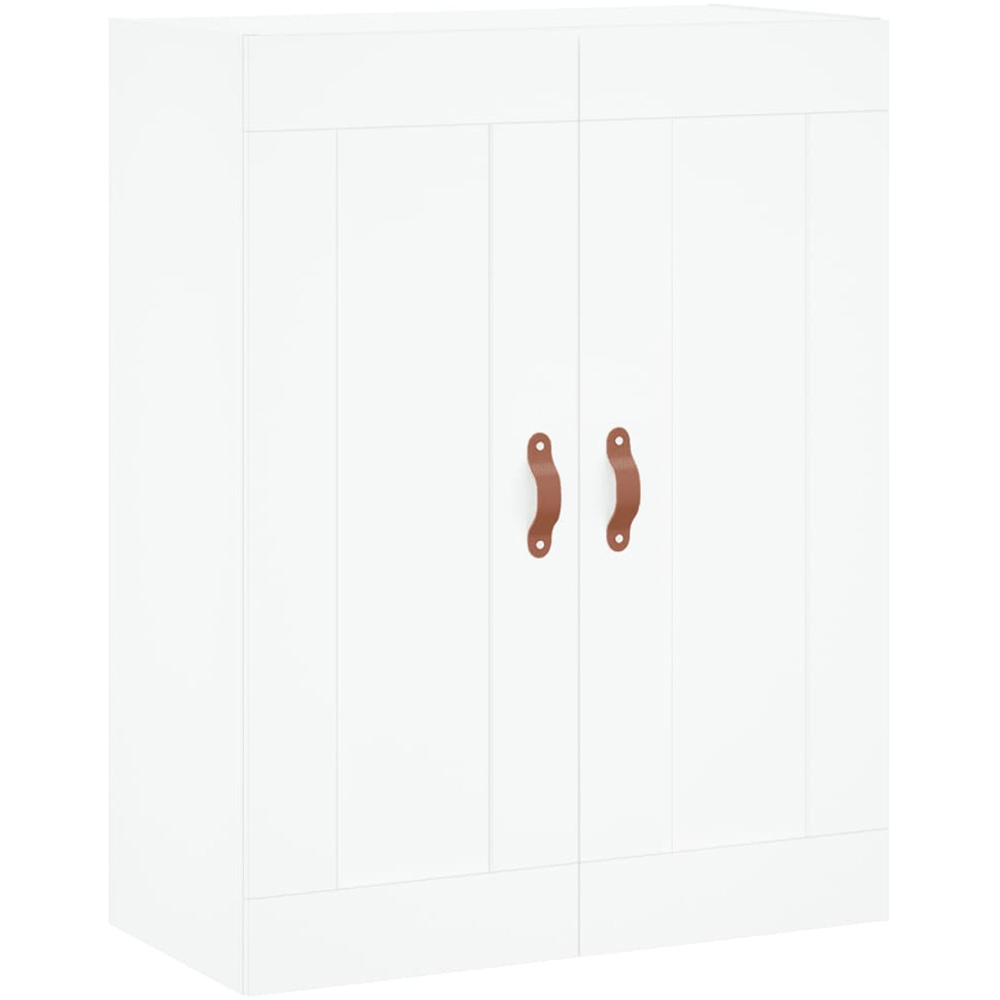 vidaXL 2 Door White Wall Mounted Storage Cabinet 2 Pack Image 5