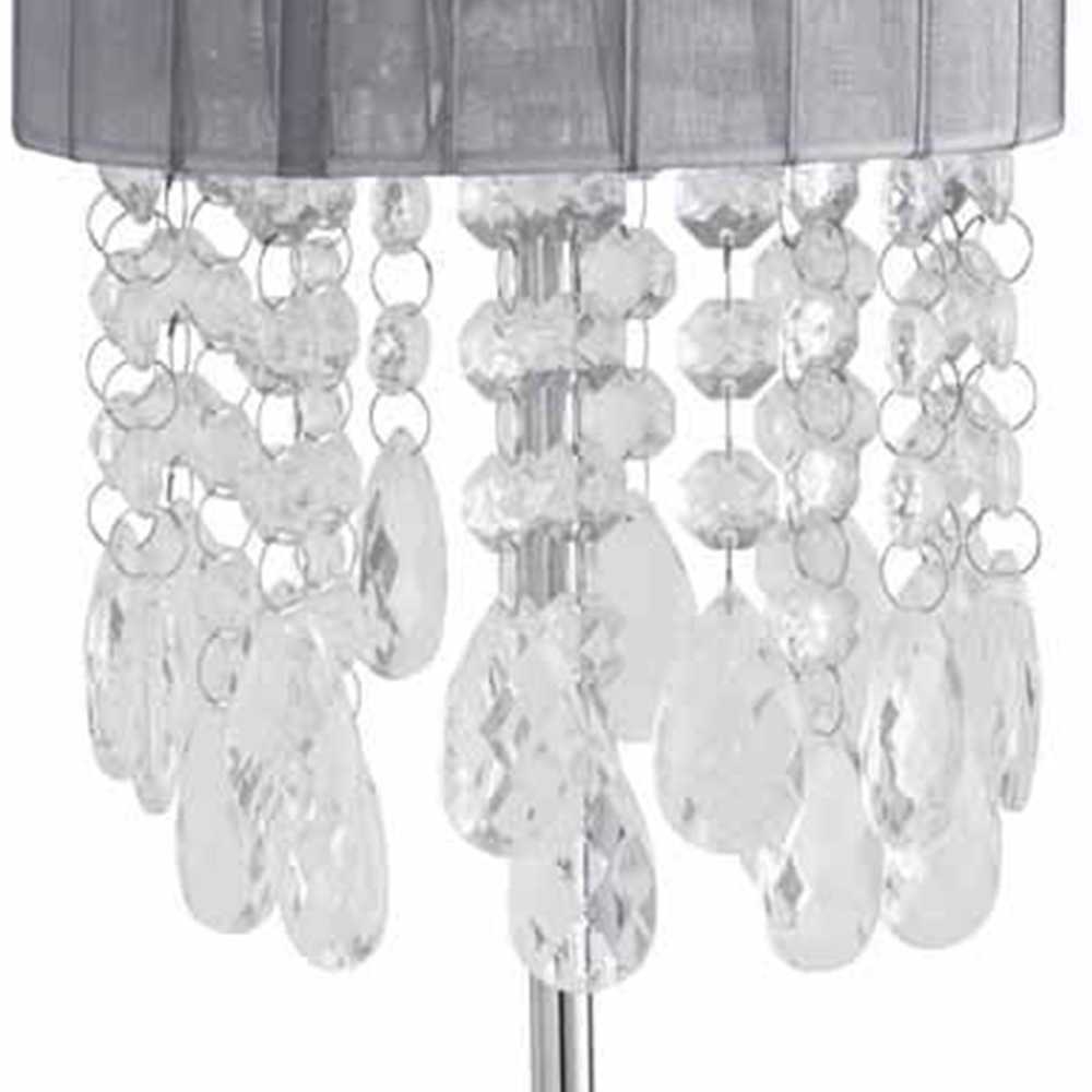 Wilko Organza Table Lamp with Beads Image 3