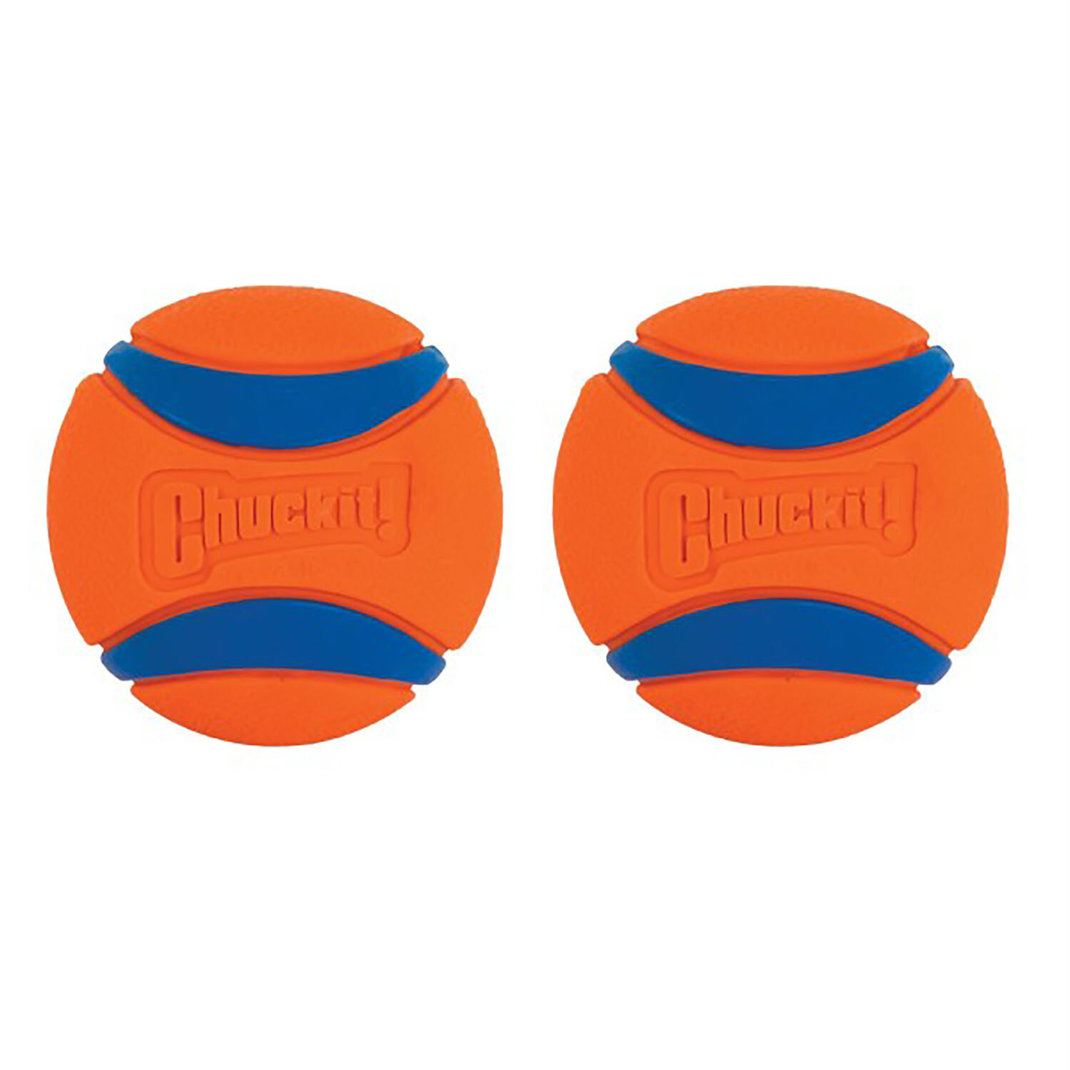 Pack of 2 Chuckit! Ultra Balls Orange and Blue Medium Image 4