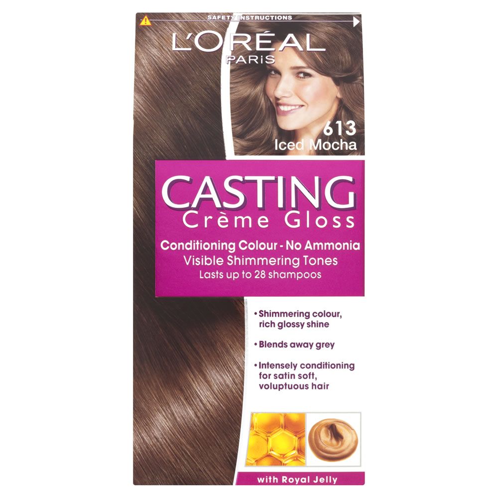 L'Oréal Paris Casting Creme Gloss Iced Mocha Brown  613 Semi-Permanent Hair Dye Image