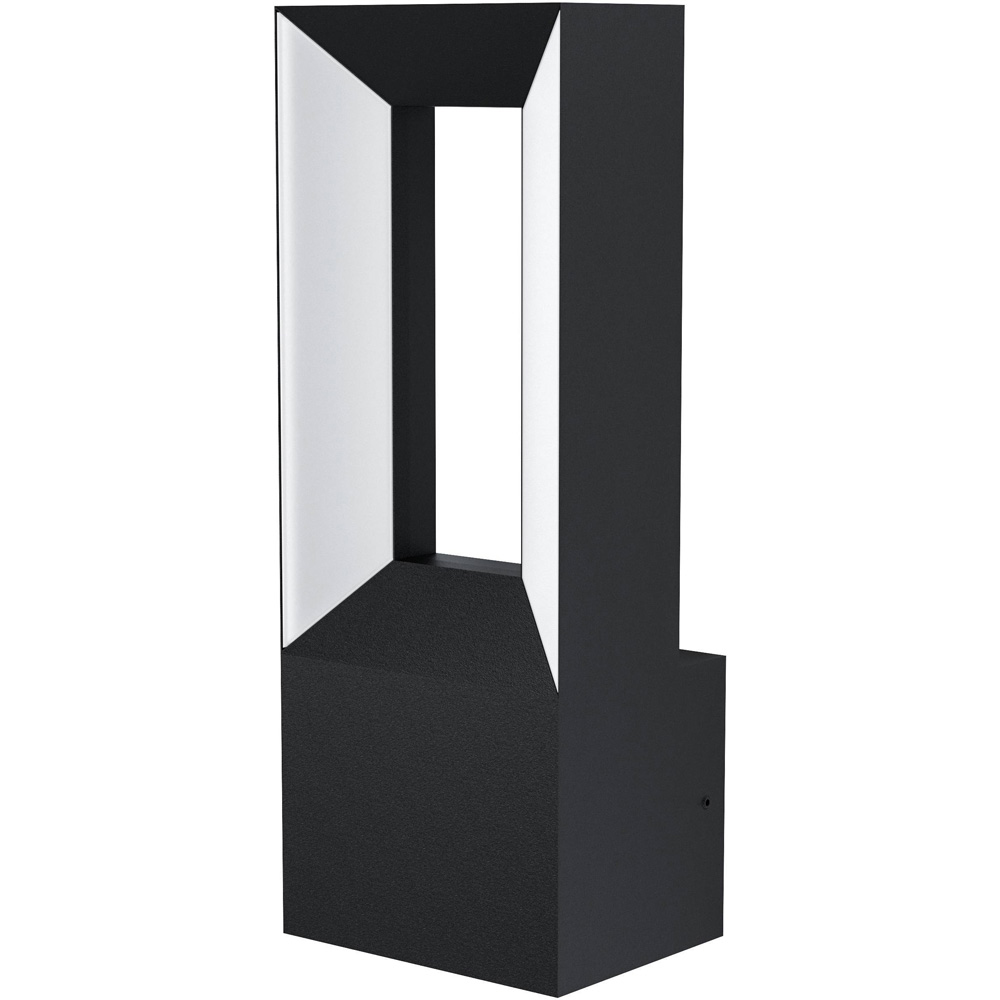 EGLO Riforano LED Black Outdoor Wall Light Image 1