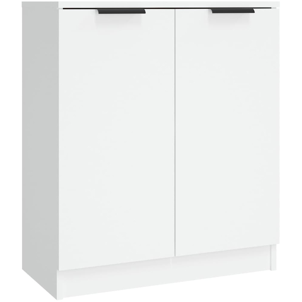 vidaXL 2 Door 6 Drawer White Sideboard 3 Piece Image 6