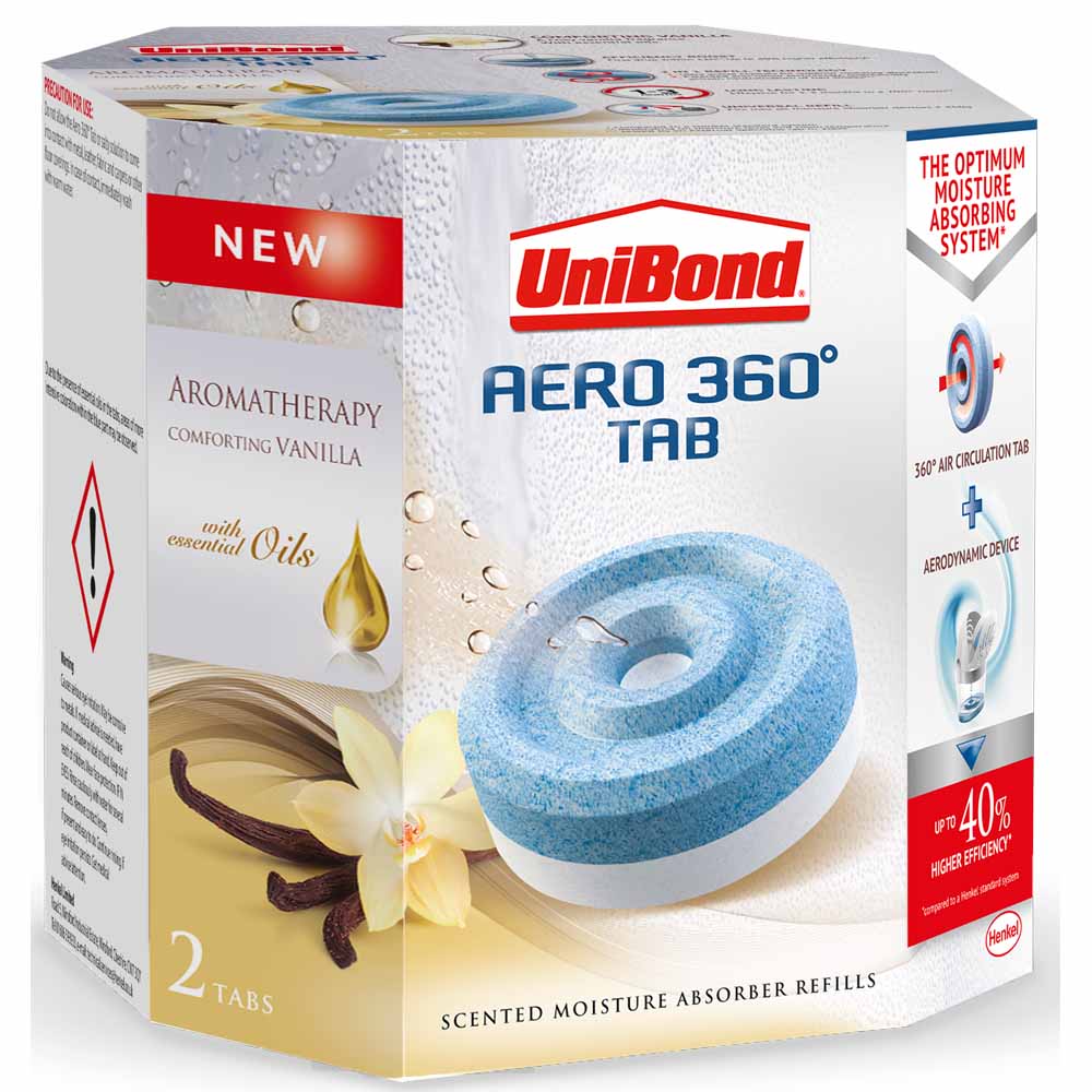 Unibond Aero 360 Moisture Absorber Plus 3 Refills Asda Groceries