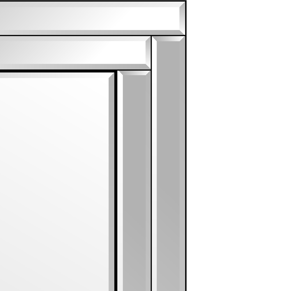 MirrorOutlet Luxford Bevel Cheval Free Standing Mirror 170 x 58cm Image 4