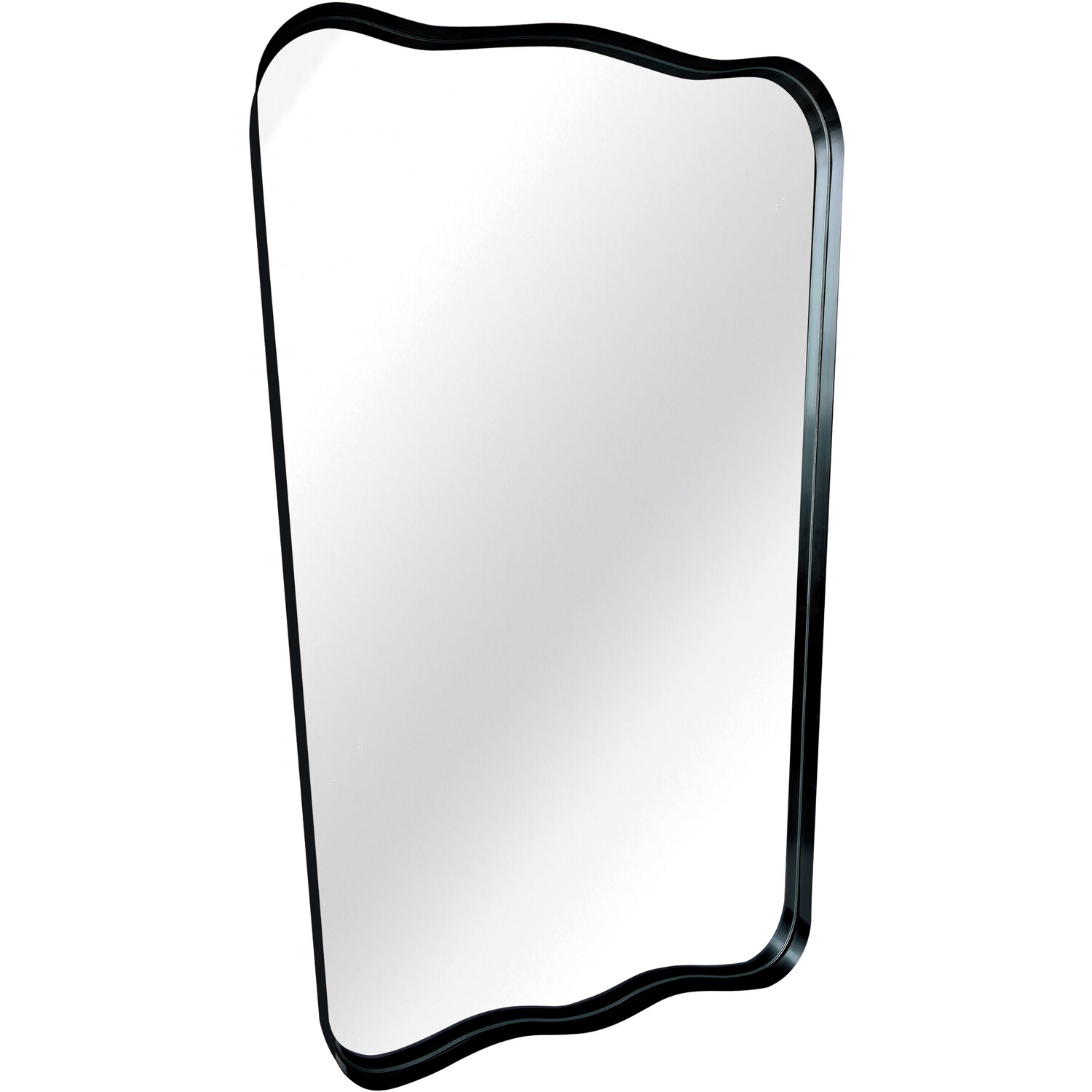 Organic Deep Framed Mirror Black Image 12