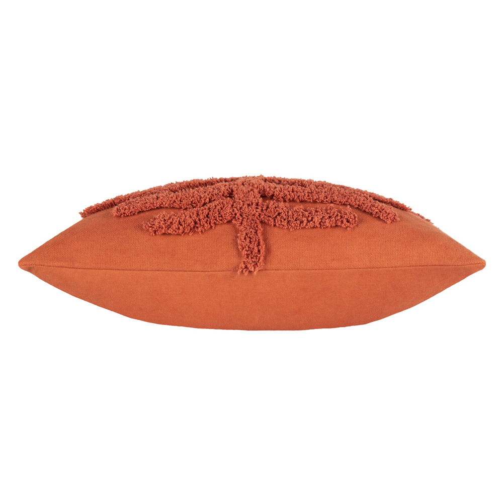 furn. Dakota Rust Tufted Cushion Image 4