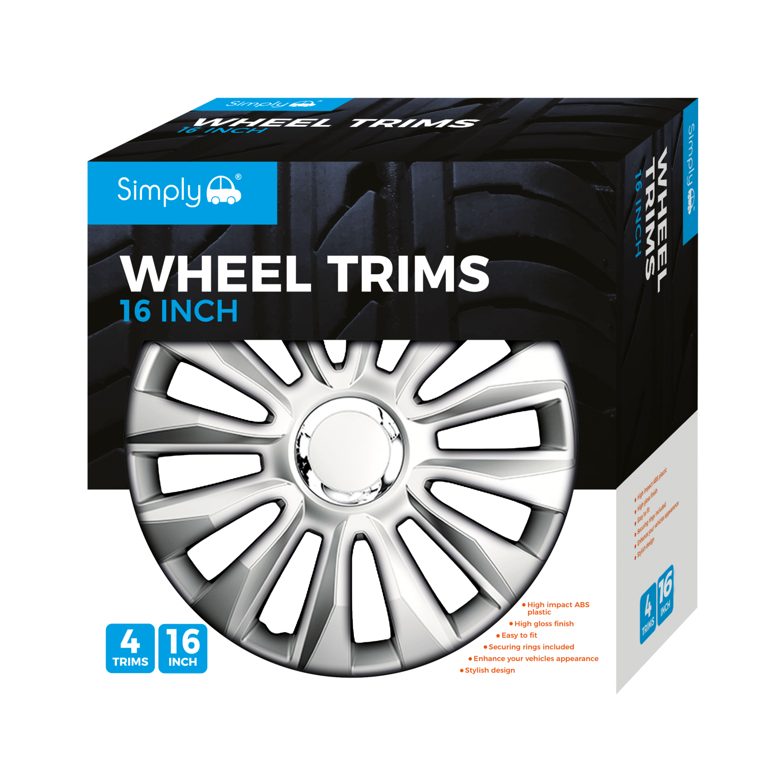 Simply Auto Wheel Trims 16inch - Cyclonus Image 1