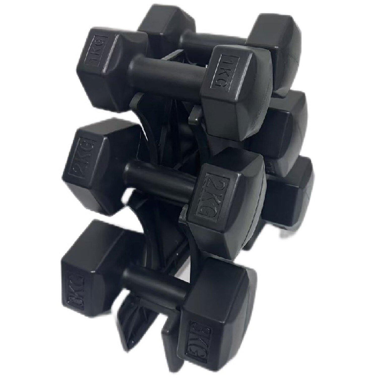 Set of 6 Weights Black Image 1