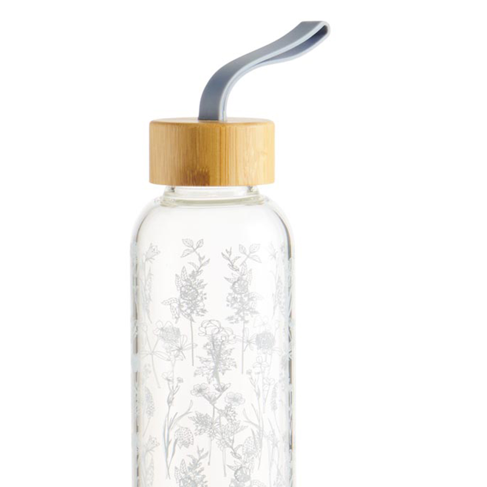 Wilko Floral Glass Bottle Image 6