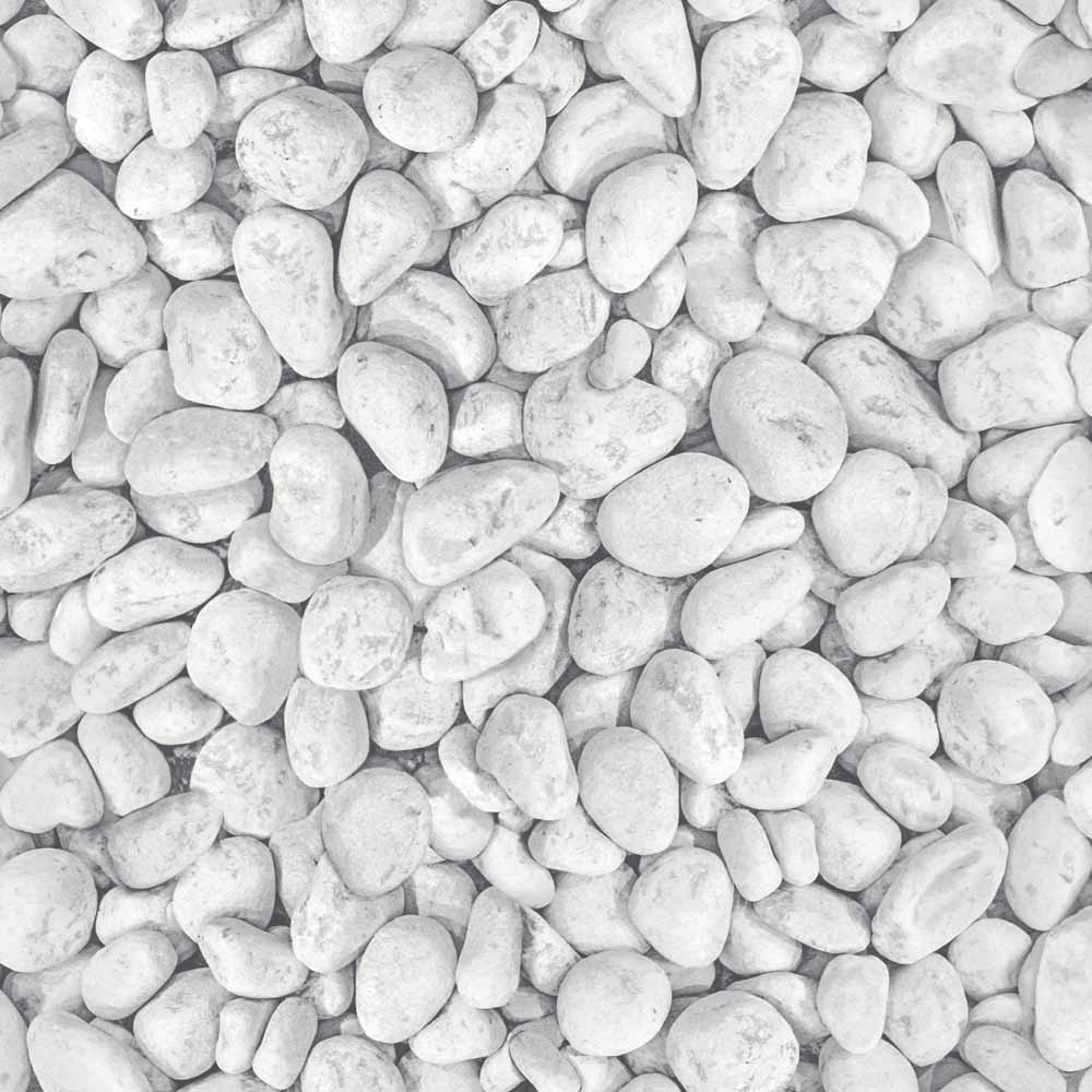 Arthouse Diamond Pebble Beach White Wallpaper Image 1