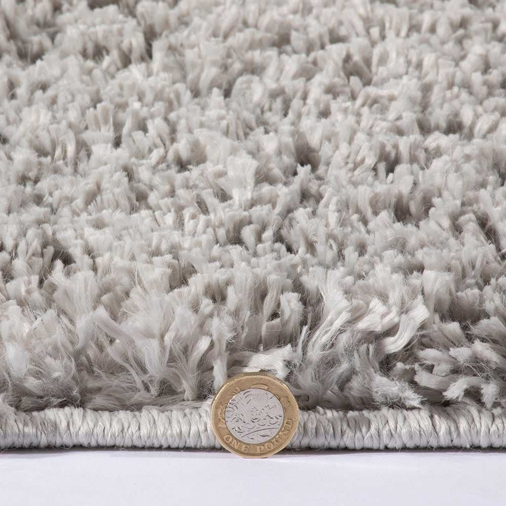 Esselle Home Larissa Grey Shaggy Rug 80 x 120cm Image 5