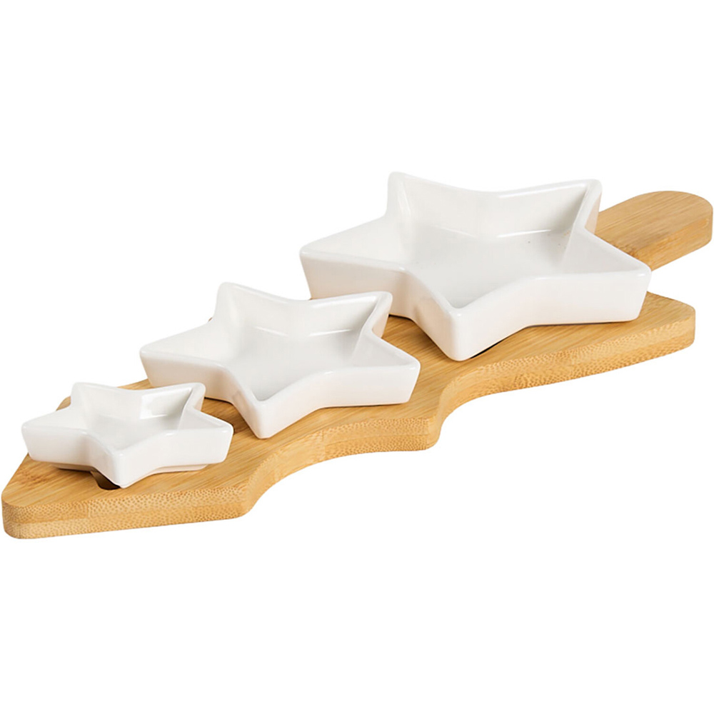 Christmas Tree with Star Dip Bowls Set Image 4