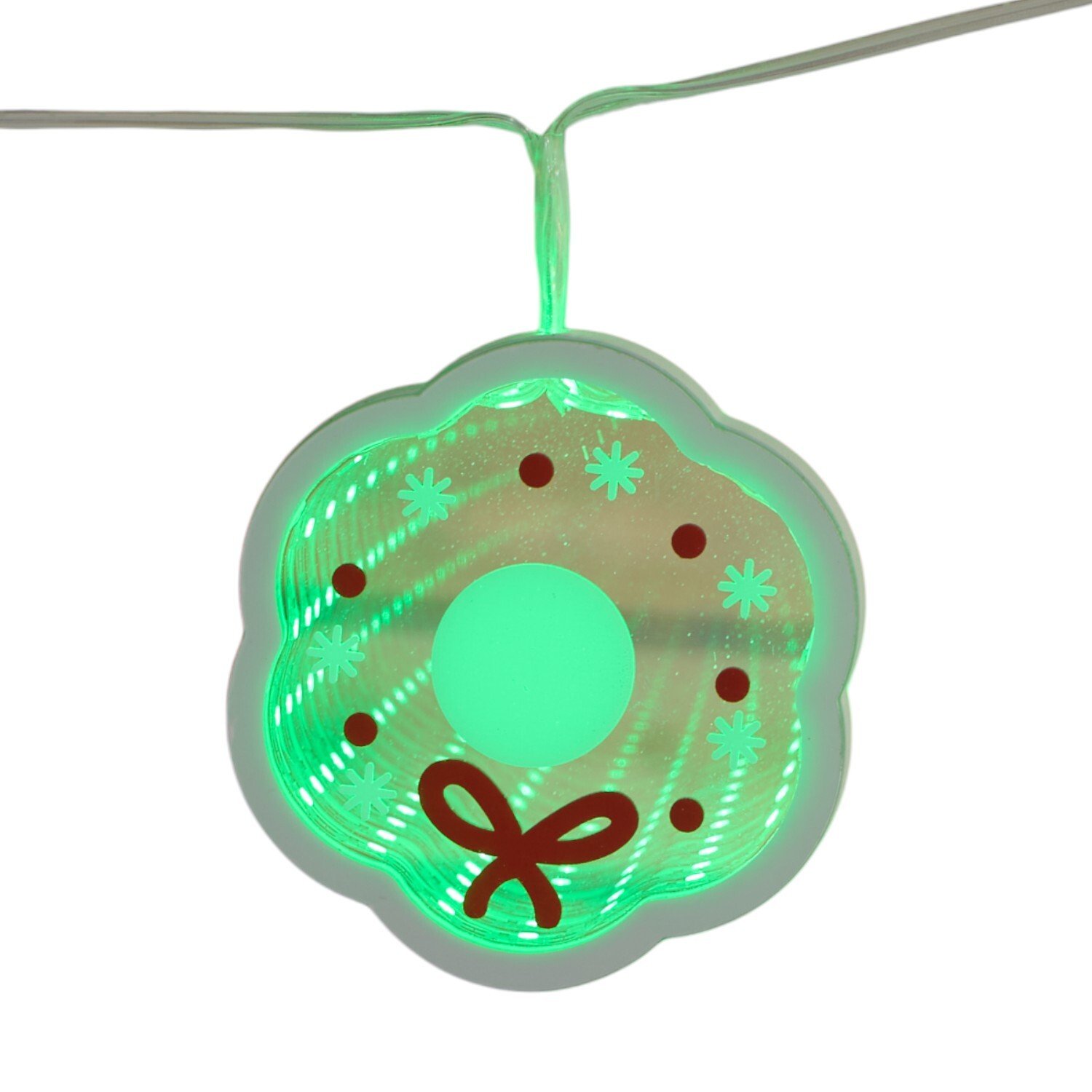 Christmas Icon Infinity String LightBlack Image 4