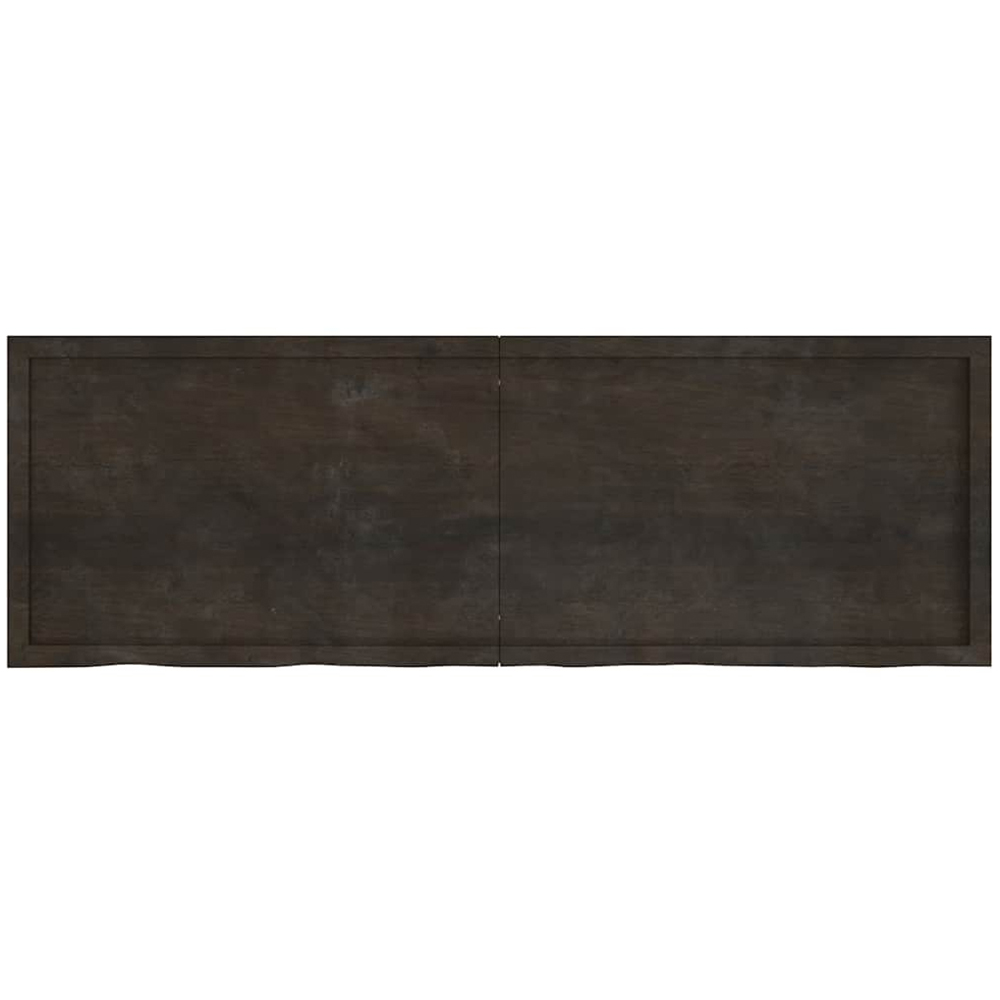 vidaXL 180cm Dark Brown Foldable Floating Wall Shelf Image 2