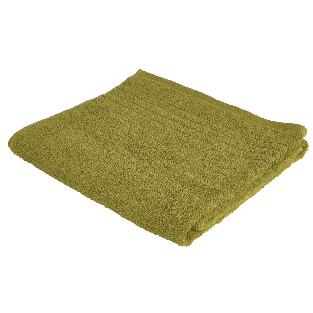 Wilko Olive Bath Towel Image 1