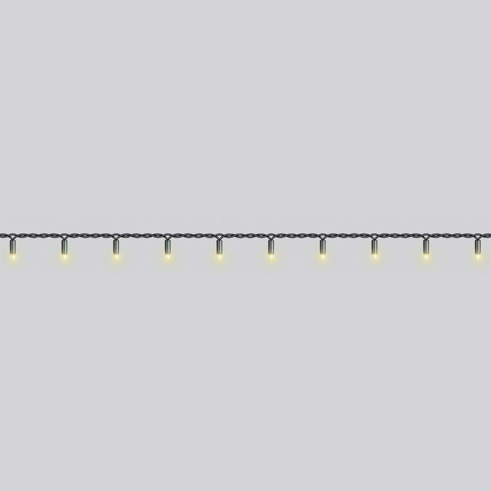 Eagle Connect Warm White LED Black String Light 50m Image 3
