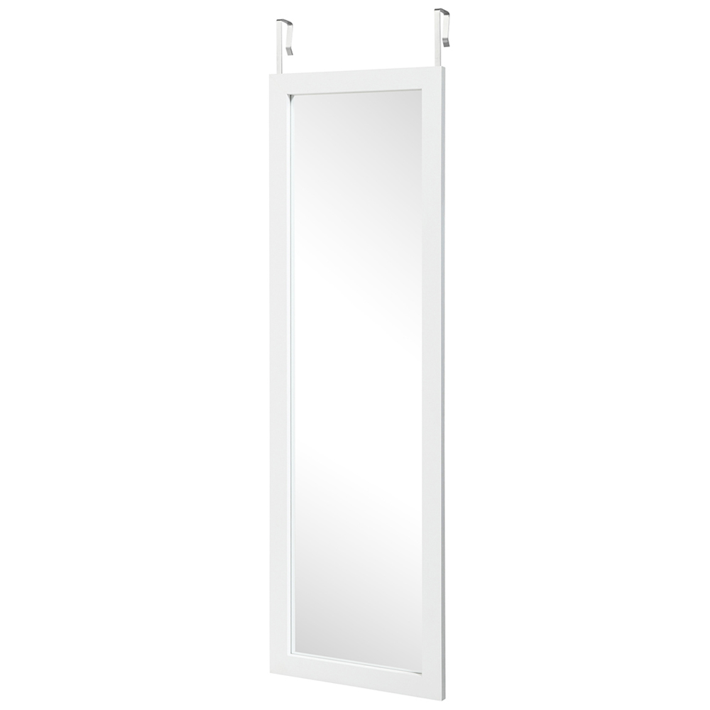 Costway White Full Body Wall Mounted Dressing Mirror Image 1