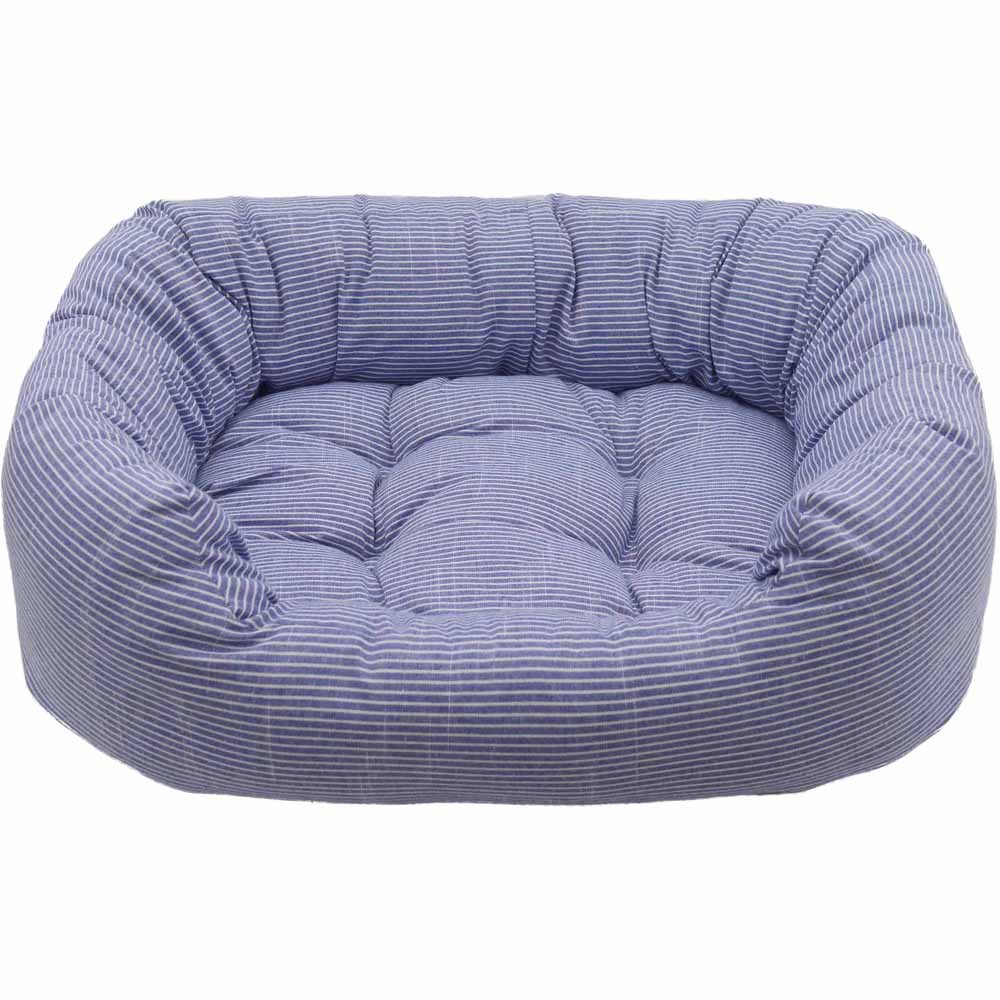 Rosewood Blue Sky Stripe Dog Bed Small Image 1