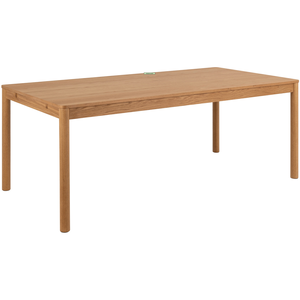 Florence Atlantic 8 Seater Dining Table Oak Image 3