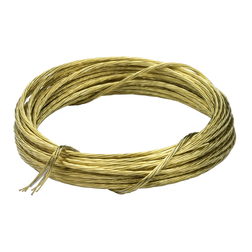 Wilko 3.5m Brass Picture Wire Image