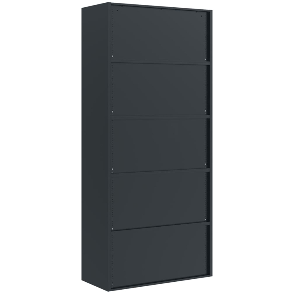 vidaXL 2 Door Anthracite Steel Archive Cabinet Set of 2 Image 8