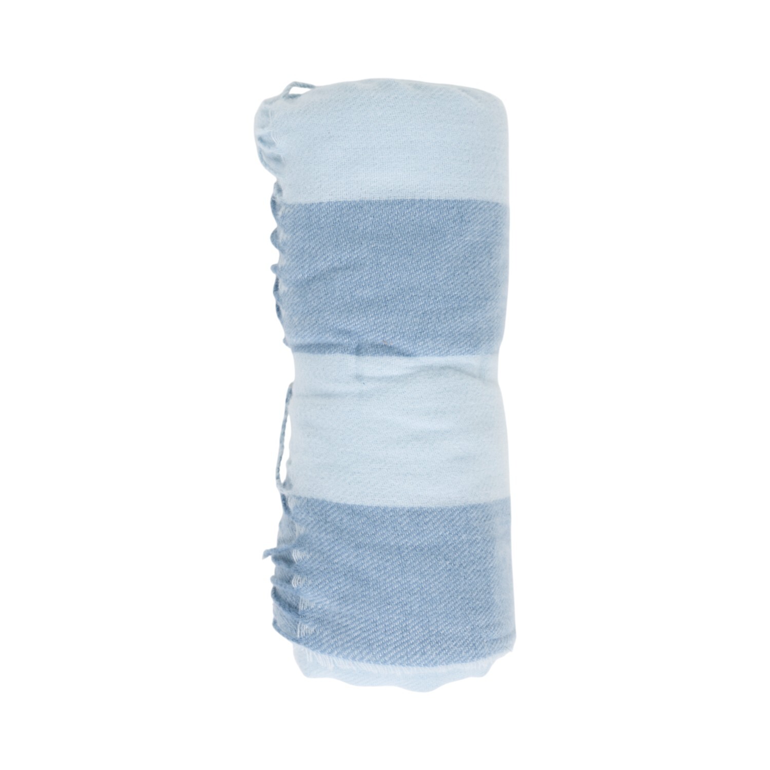 Portland Stripe Throw Blue Image 2