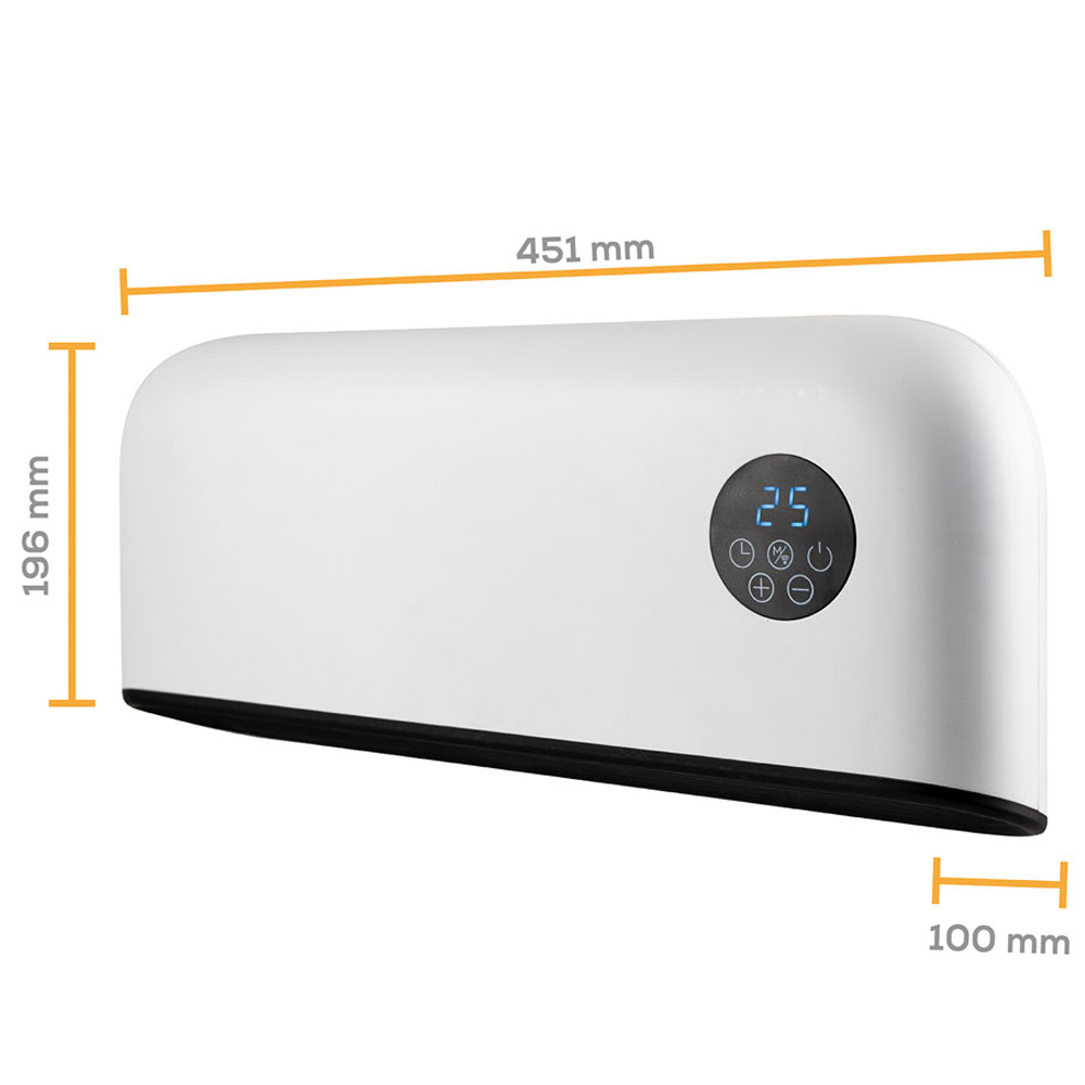 TCP Smart Downflow Wall Heater 2000W Image 7