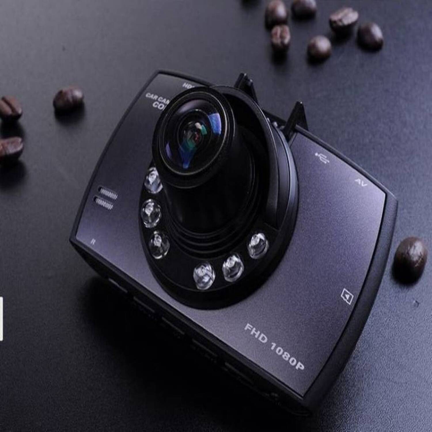 HD Car Dash Camera with SD Card - Black Image 6