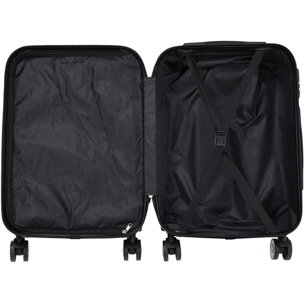 H&O Direct 2 Piece Pink ABS Suitcase Set with Makeup Case Image 5