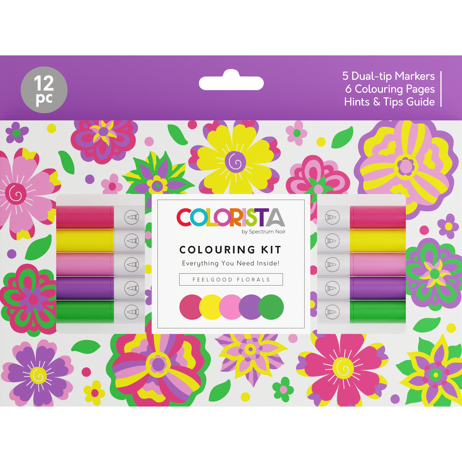 Colorista Colouring Kit - Feelgood Florals Image 1