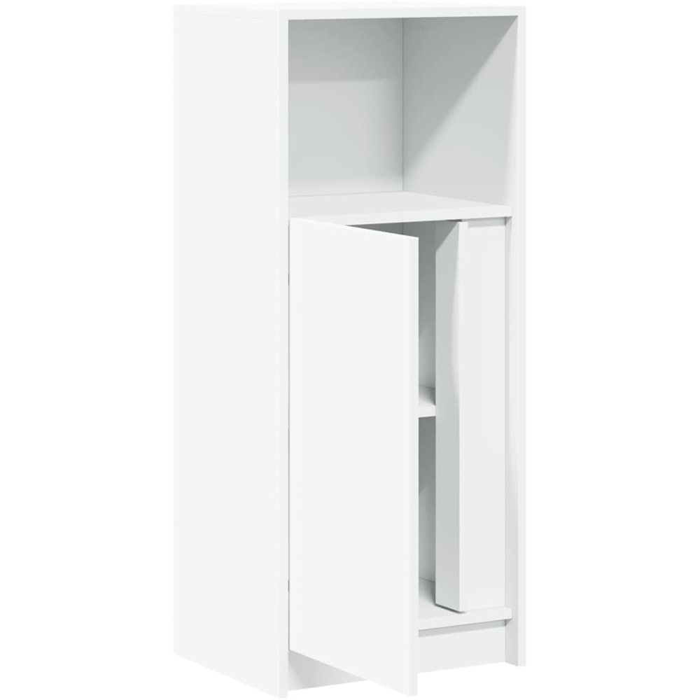 vidaXL Single Door White LED Sideboard Image 5