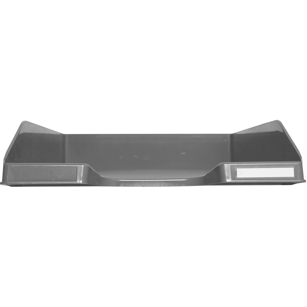 Exacompta Crystal Stone Grey Letter Tray 6 Pack Image 3