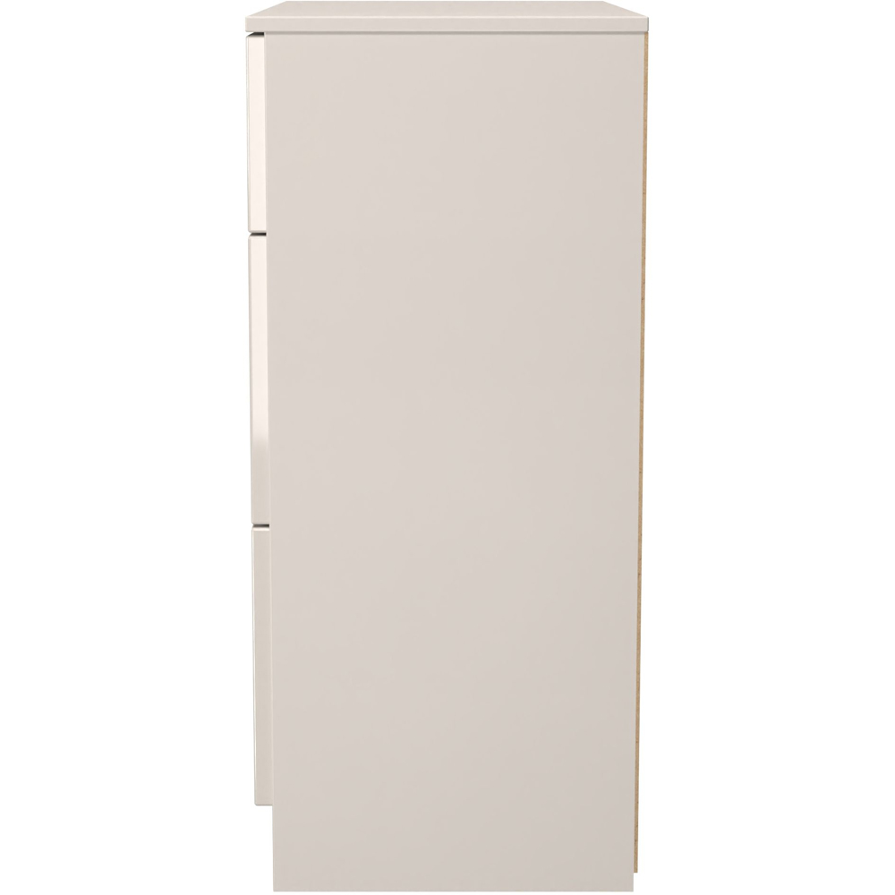 Crowndale Milan 3 Drawer Kashmir Gloss and Kashmir Deep Chest of Drawers Ready Assembled Image 6