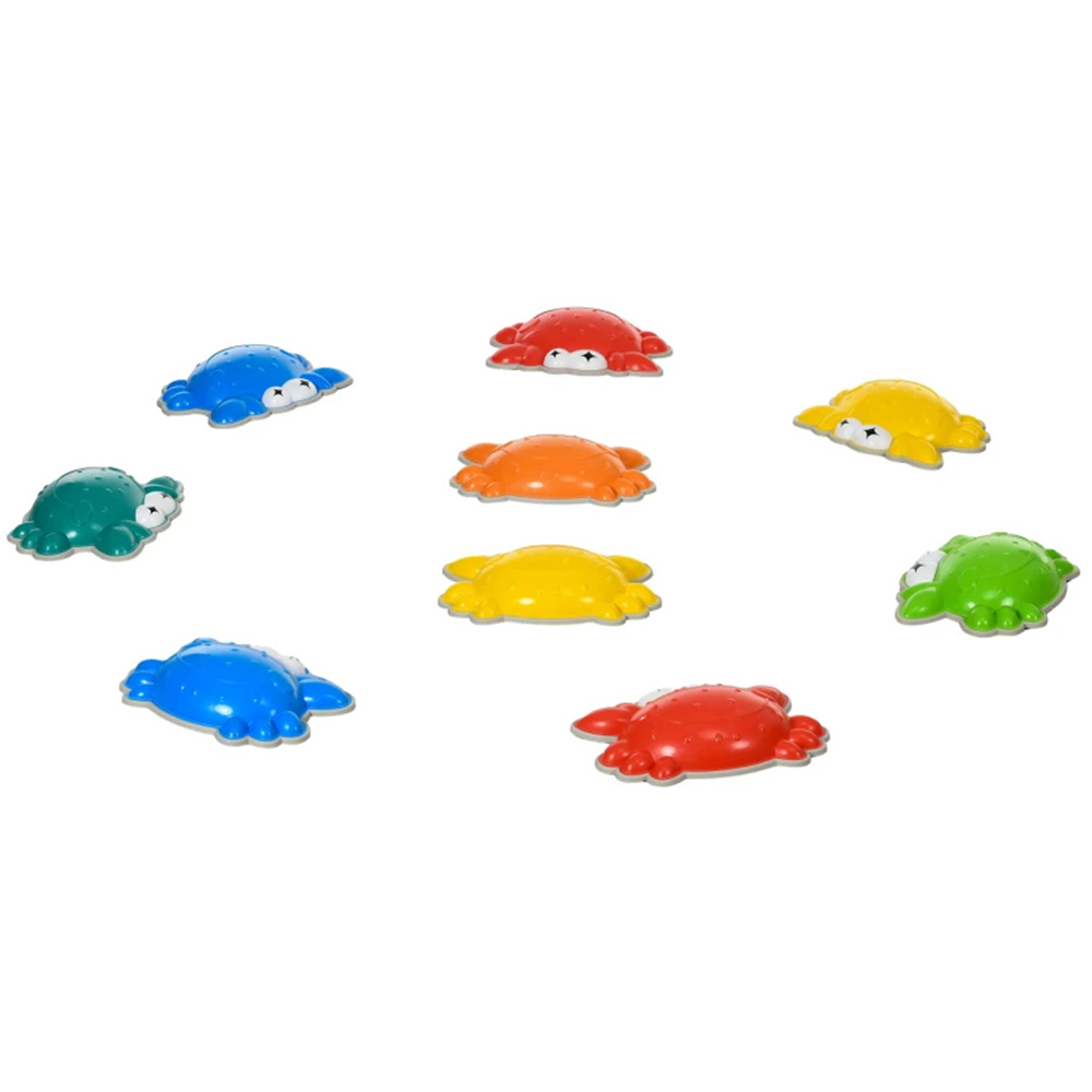 ZONEKIZ 9 Piece Crab Shaped Stepping Stone Image 1